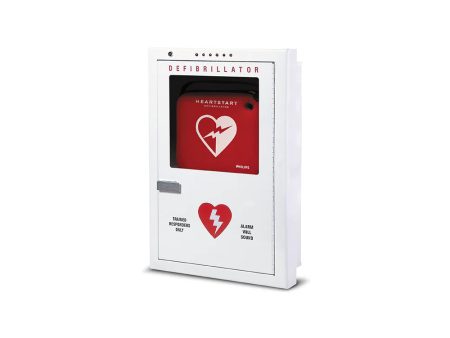 Philips HeartStart Defibrillator Cabinet, Premium, Semi-recessed Sale