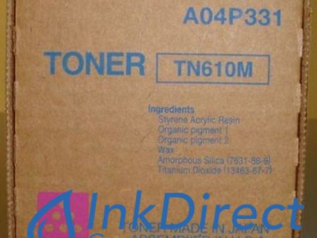 Genuine Konica Minolta A04P330 TN-610M TN610M Toner Cartridge Magenta on Sale