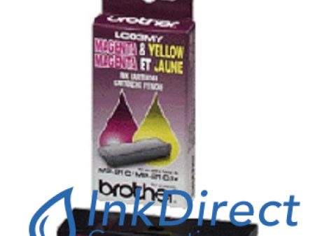 ( Expired ) Genuine Brother LC03MY LC-03MY  Ink Jet Cartridge Magenta & Yellow For Cheap