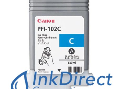 ( Expired ) Genuine Canon 0896B001AA  PFI-102C Ink Jet Cartridge Cyan Online Sale