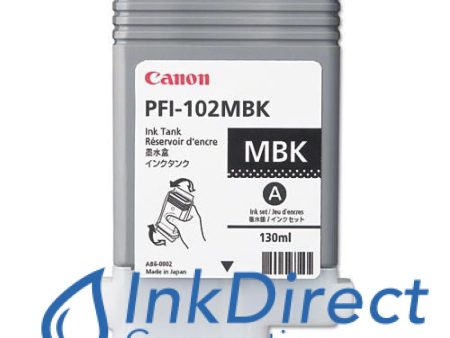 ( Expired ) Genuine Canon 0894B001AA  PFI-102MBK Ink Jet Cartridge Matt Black Hot on Sale