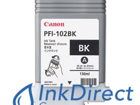 ( Expired ) Genuine Canon 0895B001AA  PFI-102BK Ink Jet Cartridge Black For Sale